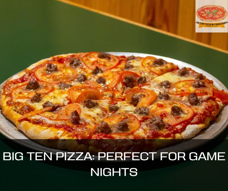 Big Ten Pizza: Perfect for Game Nights